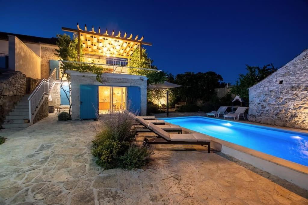 Stone House Kula Milica Villa Mala Cista Kültér fotó